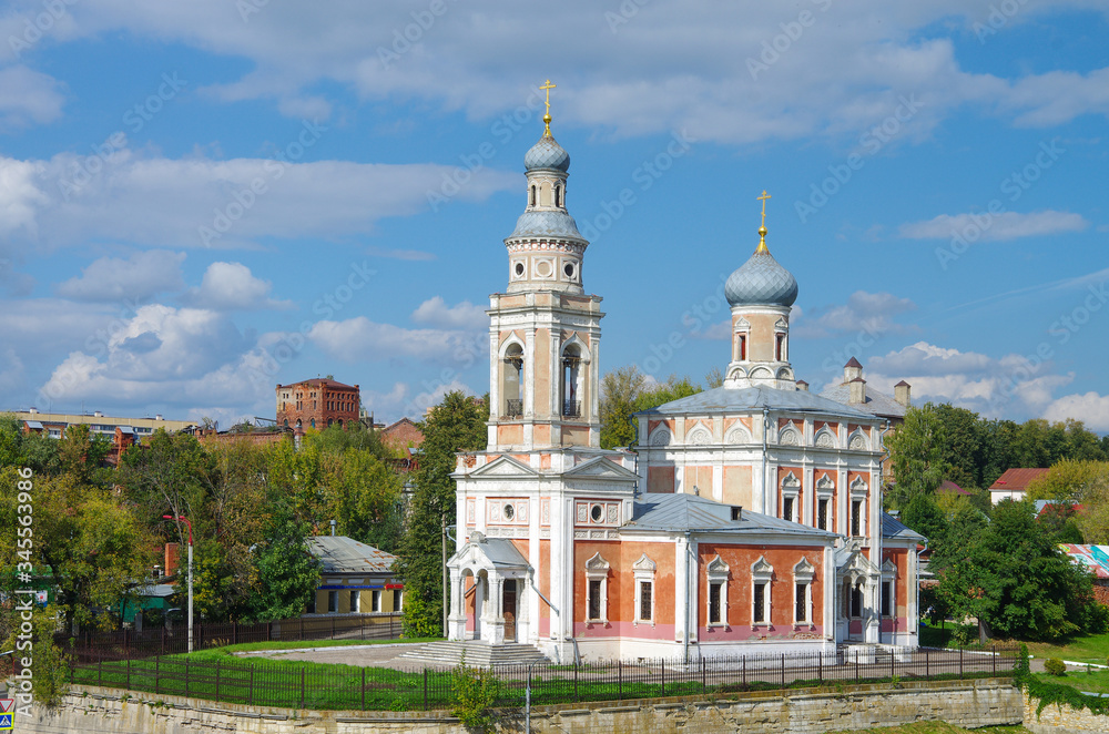 SERPUKHOV, RUSSIA - September, 2019: Church Of The Assumption Of The Blessed Virgin