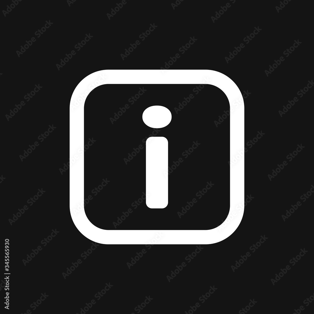 Information icon, vector symbol used for assistance and tourism Information icon, vector symbol used for assistance and tourism