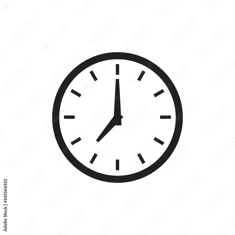 Time clock isolated icon for wab design. Vector illustration Time clock isolated icon for wab design. Vector illustration