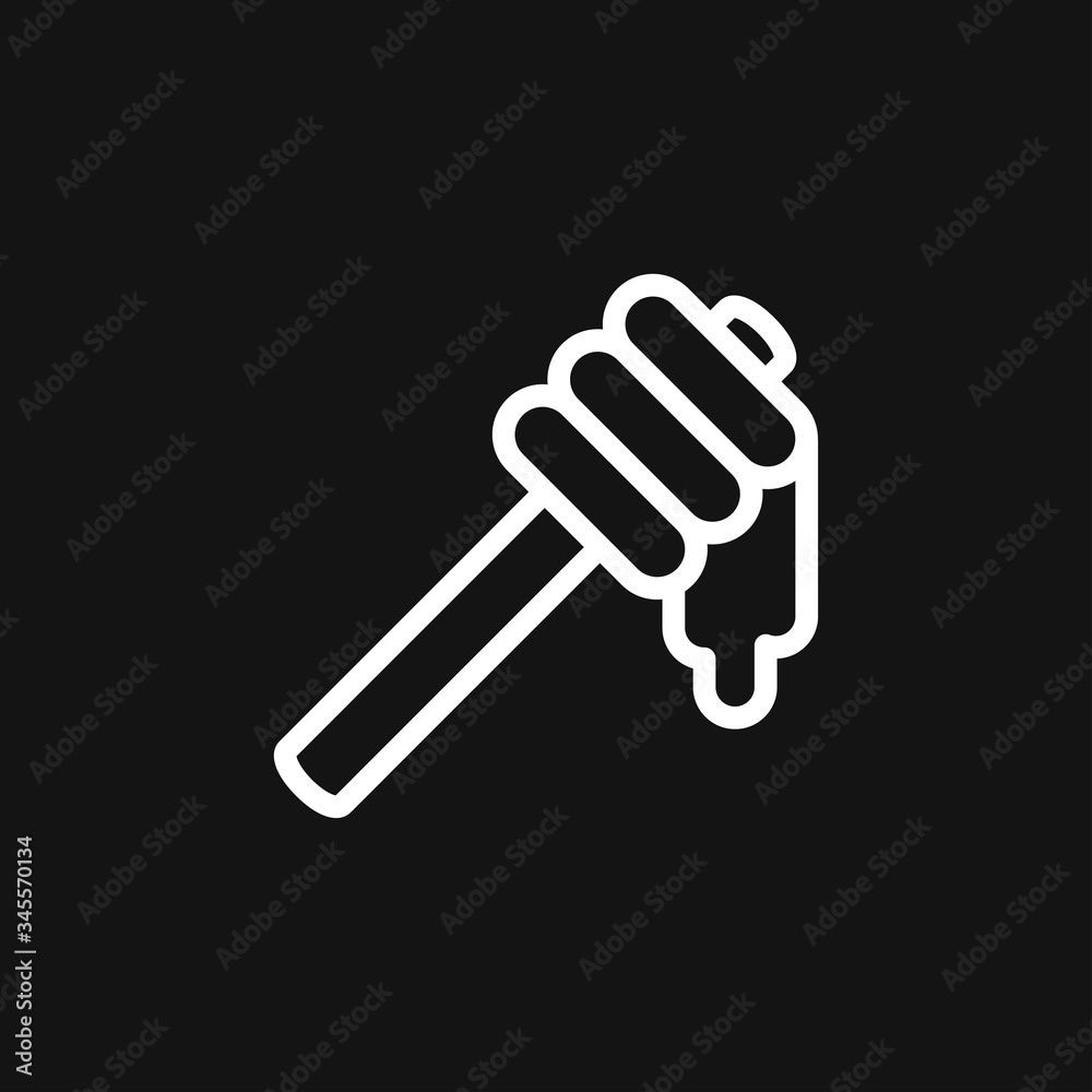 Jar vector icon with cap isolated on background. Honey symbol Jar vector icon with cap isolated on background. Honey symbol