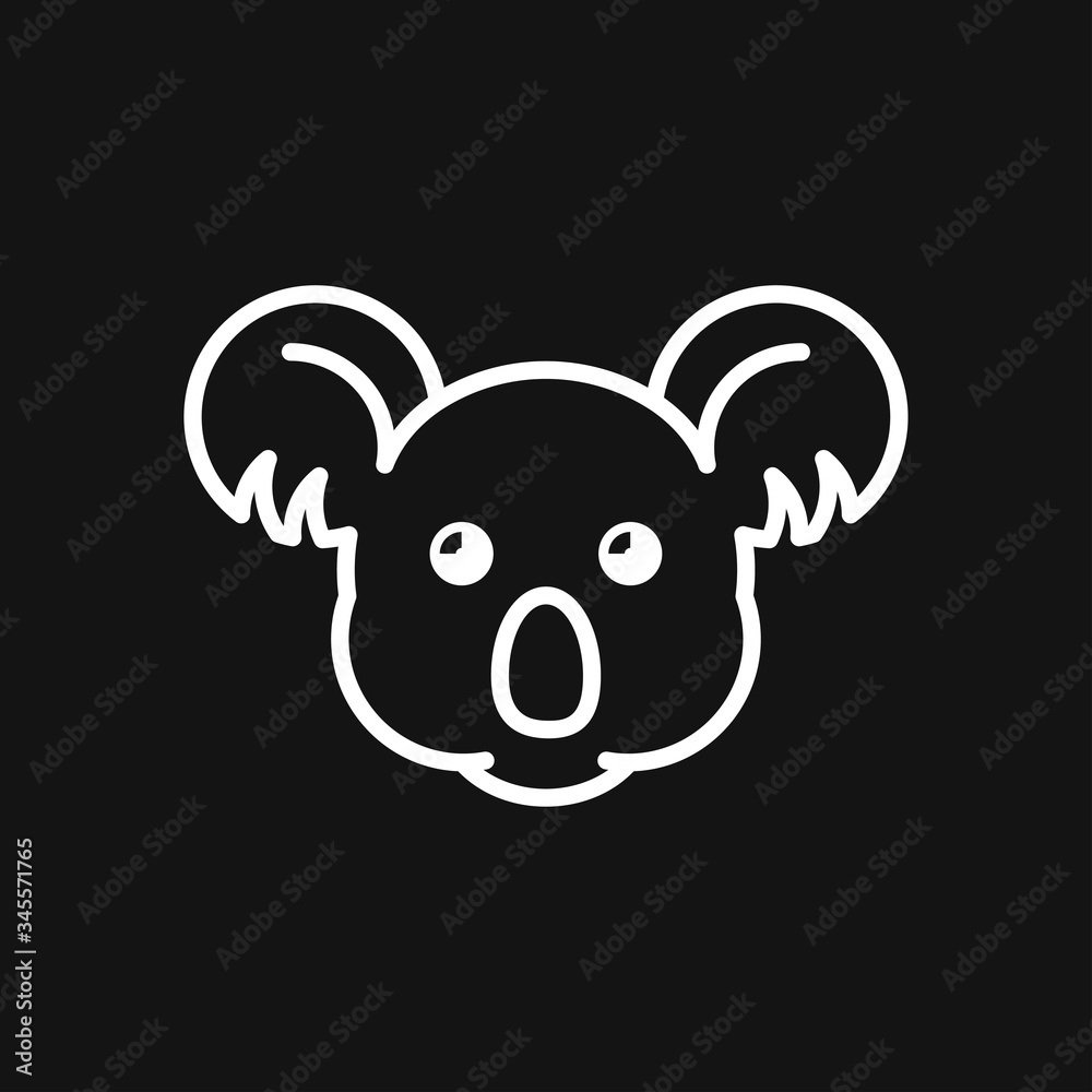 Koala bear icon animal symbol, logo, symbol Koala bear icon animal symbol, logo, symbol