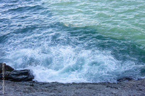 azure sea and rocks