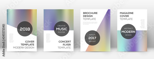 Flyer layout. Modern cool template for Brochure, A