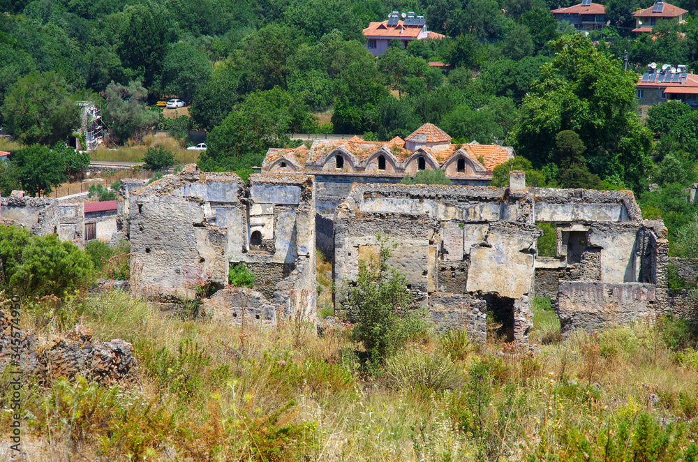 Ghost Town Kayakoy in Turkey