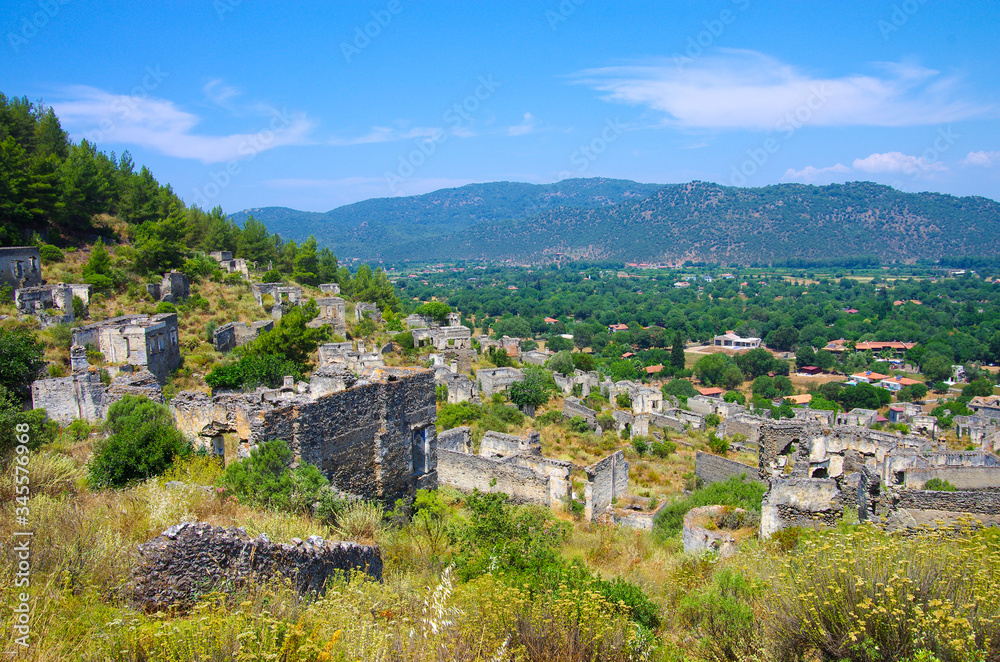 Ghost Town Kayakoy in Turkey