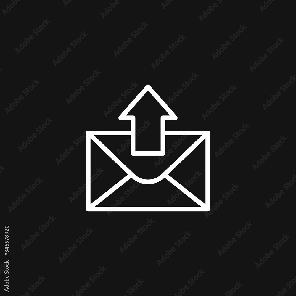 Mail vector icon. Illustration isolated for graphic and web design. Mail vector icon. Illustration isolated for graphic and web design.