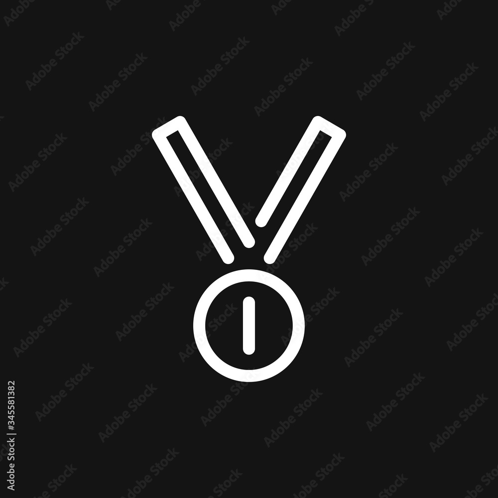 Medal icon isolated on background. Vector illustration. Medal icon isolated on background. Vector illustration.