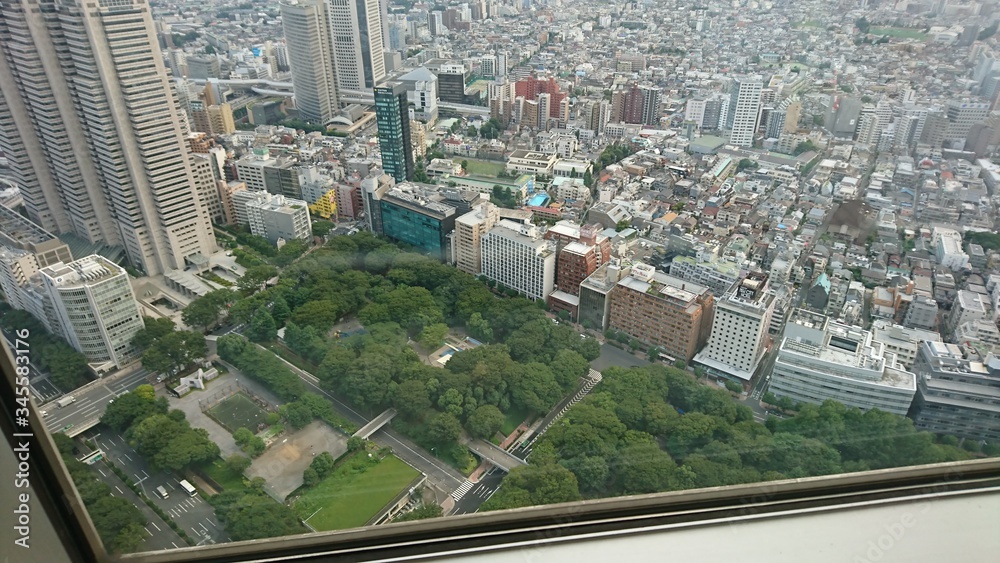 Naklejka premium 展望台からの景色