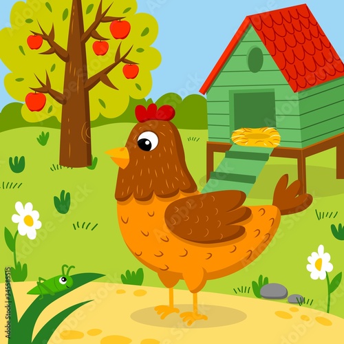 hen and chicken coop