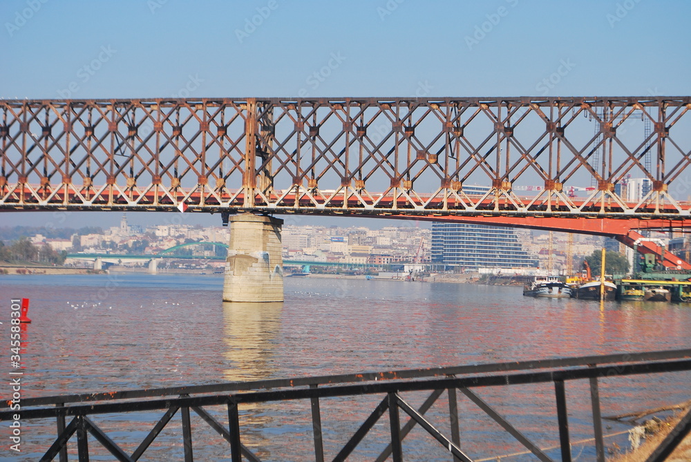 Fototapeta premium bridge in belgrade