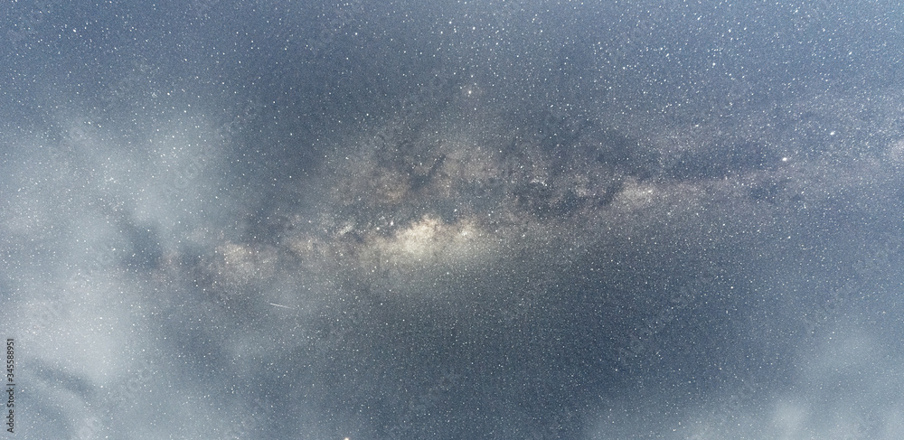 Fototapeta premium The Milky Way taken from Southern Australia. Two images hdr merge