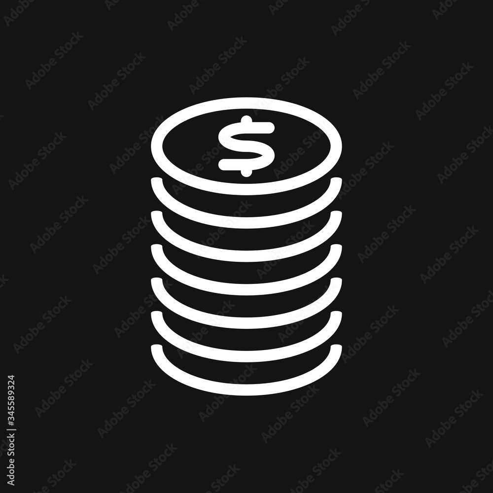 Money icon. Universal money icon to use in web and mobile UI Money icon. Universal money icon to use in web and mobile UI