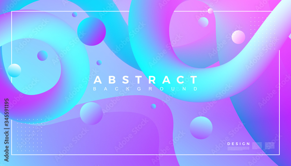 abstract dynamic 3d flow effect background. vector design template for banner, advertising, poster, cover.