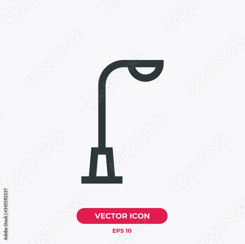 Street light vector icon illustration. Ui/Ux. Premium quality.