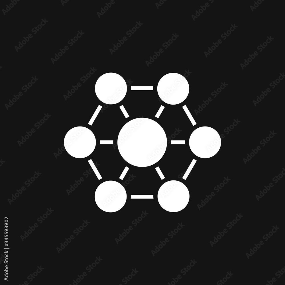 Network icon, computing and computer network symbol Network icon, computing and computer network symbol