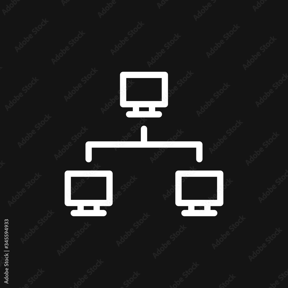 Network icon, computing and computer network symbol Network icon, computing and computer network symbol