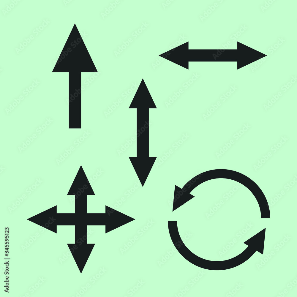 vector arrows set vector arrows set
