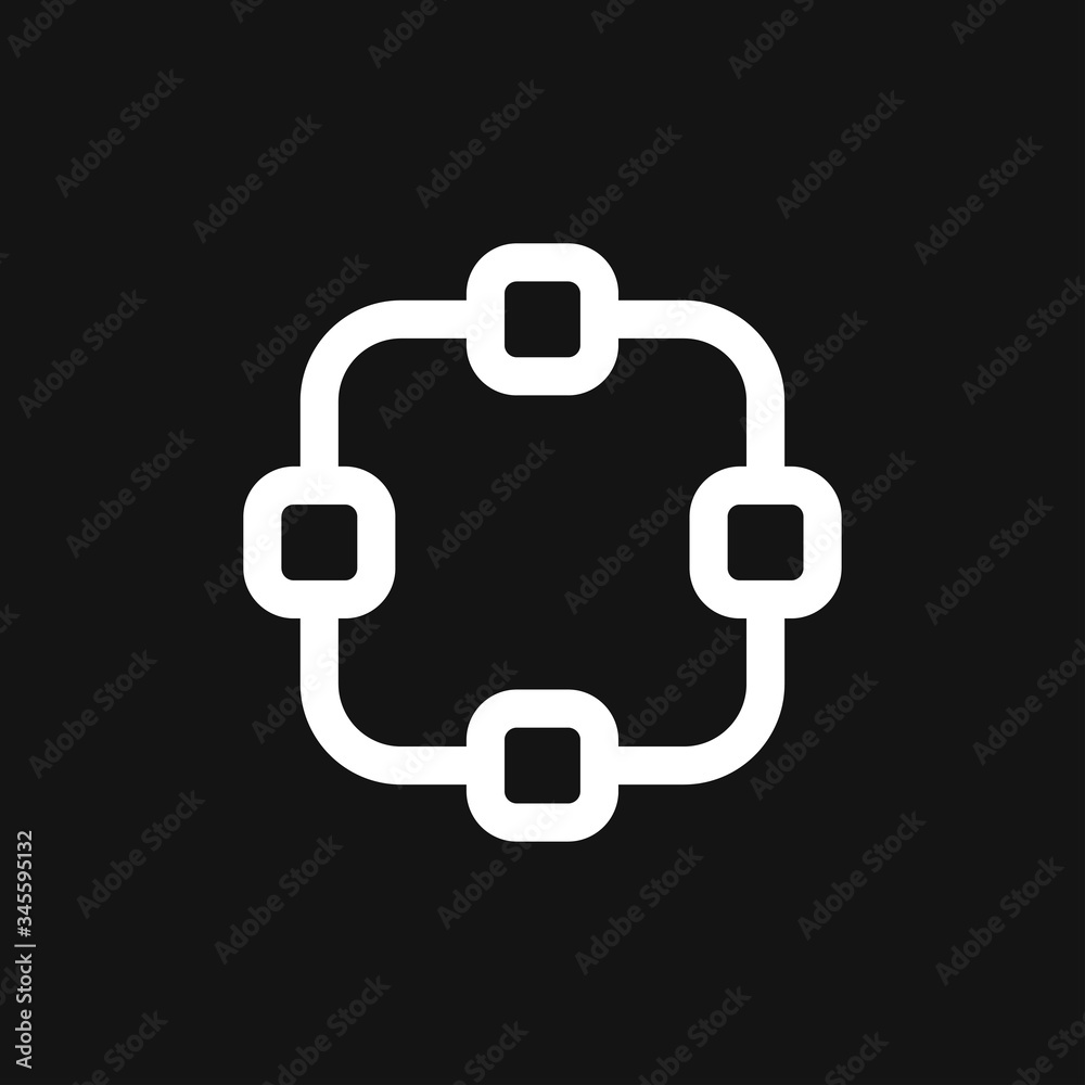 Network icon, computing and computer network symbol Network icon, computing and computer network symbol