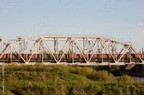 iron railway bridge © kapralov