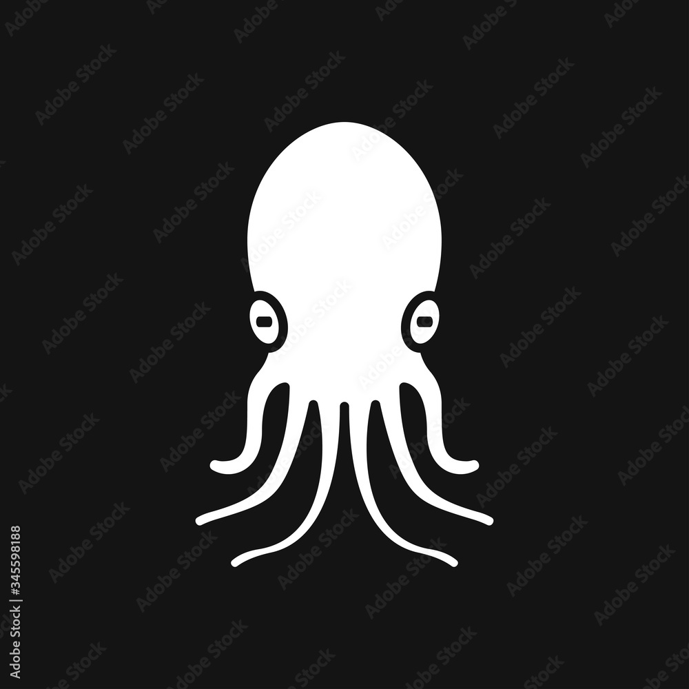 Octopus icon. Vector of an octopus design on white background. Aquatic animals. Octopus icon. Vector of an octopus design on white background. Aquatic animals.