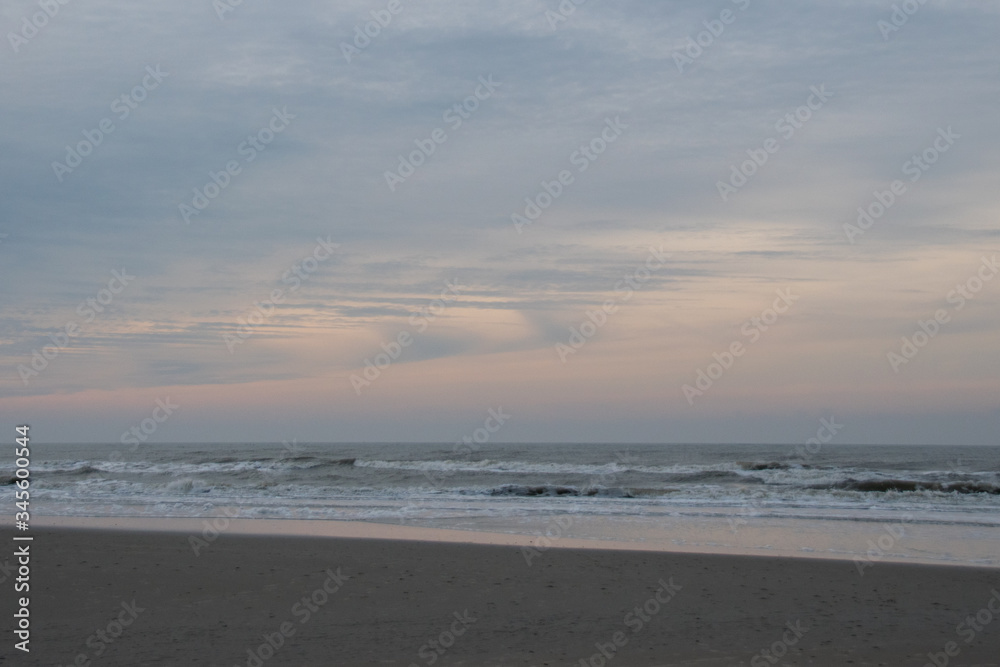 cloudy day by the beach