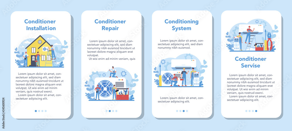 Air conditioning repair and instalation service mobile application