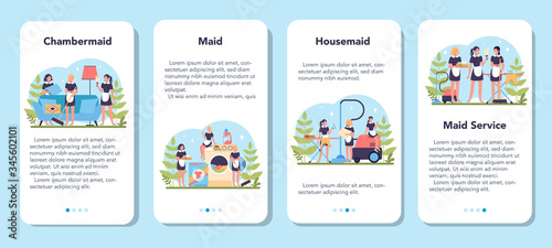 Maid service, cleaning service, apartment cleaning mobile application