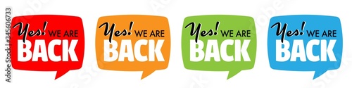 Yes we are back
