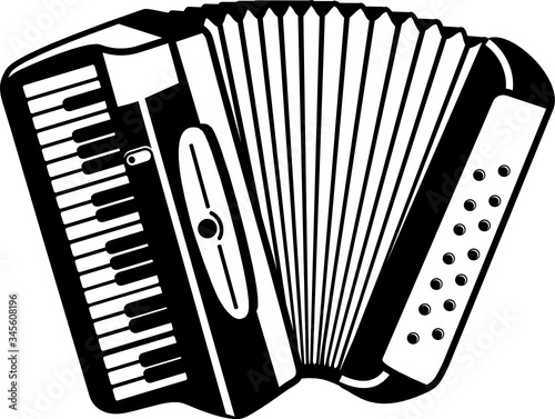 Classical Accordion Vector SVG