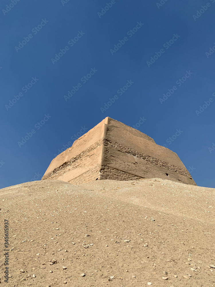 Meidum Pyramid in Fayoum city in Egypt