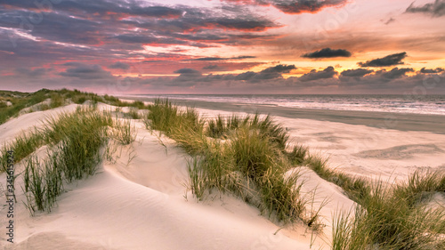 View from dune over North Sea