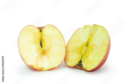 Fresh Apple fruit isolate on white background. selective focus, soft focus.