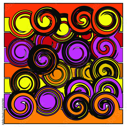 abstract background with circles
