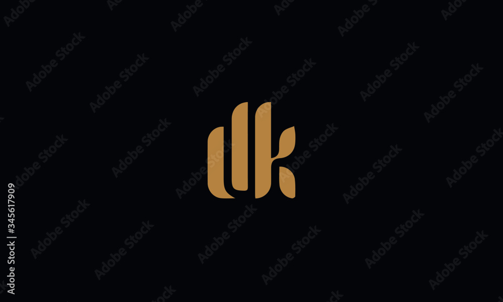 DK logo design template vector illustration minimal design DK logo design template vector illustration minimal design