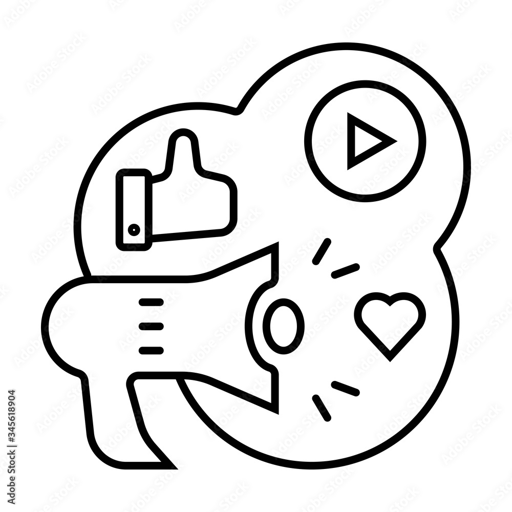Digital marketing icon vector illustration Digital marketing icon vector illustration