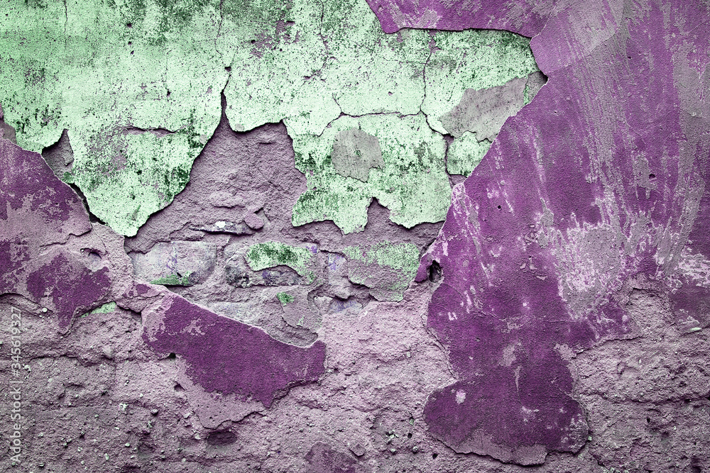 Fototapeta premium Grunge background of an old cracked wall. Backgrounds.