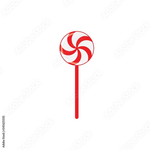 lollipop candy vector icon illustration