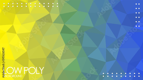 low poly crystal glass rainbow colorful gradient abstract background wallpaper vector graphic design.