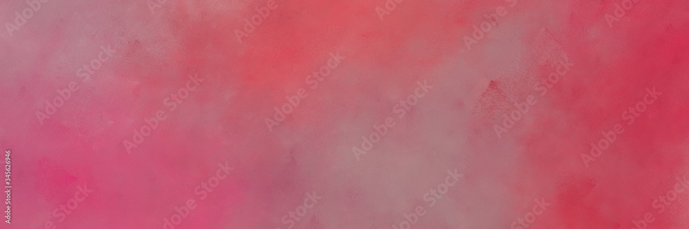 Fototapeta premium abstract painted art old horizontal design background with indian red, rosy brown and moderate red color