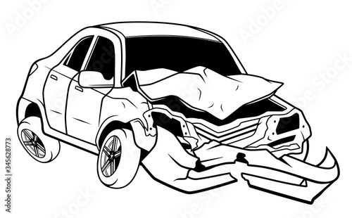 Car after accident