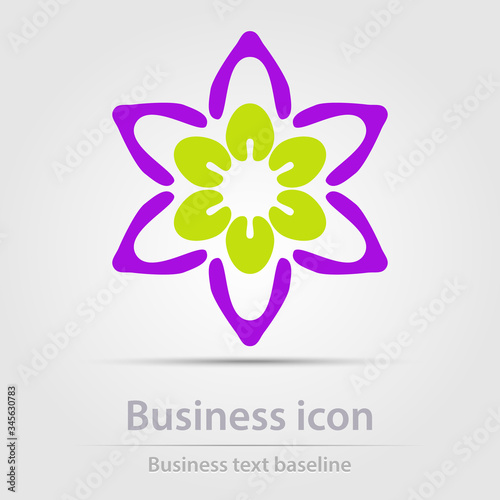 Originally created color business icon