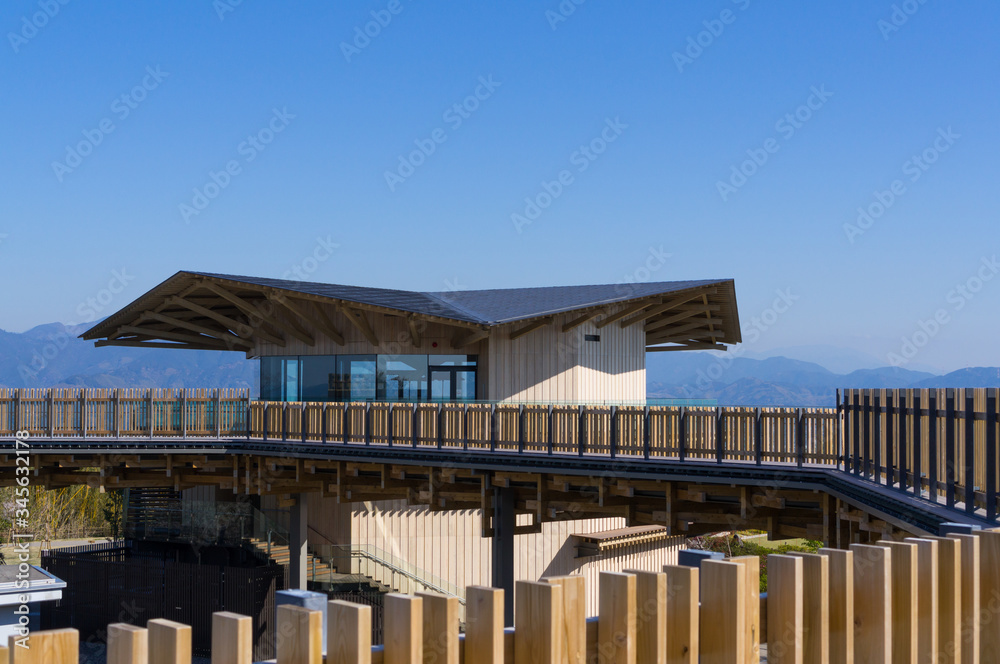 Fototapeta premium 静岡日本平のテラス