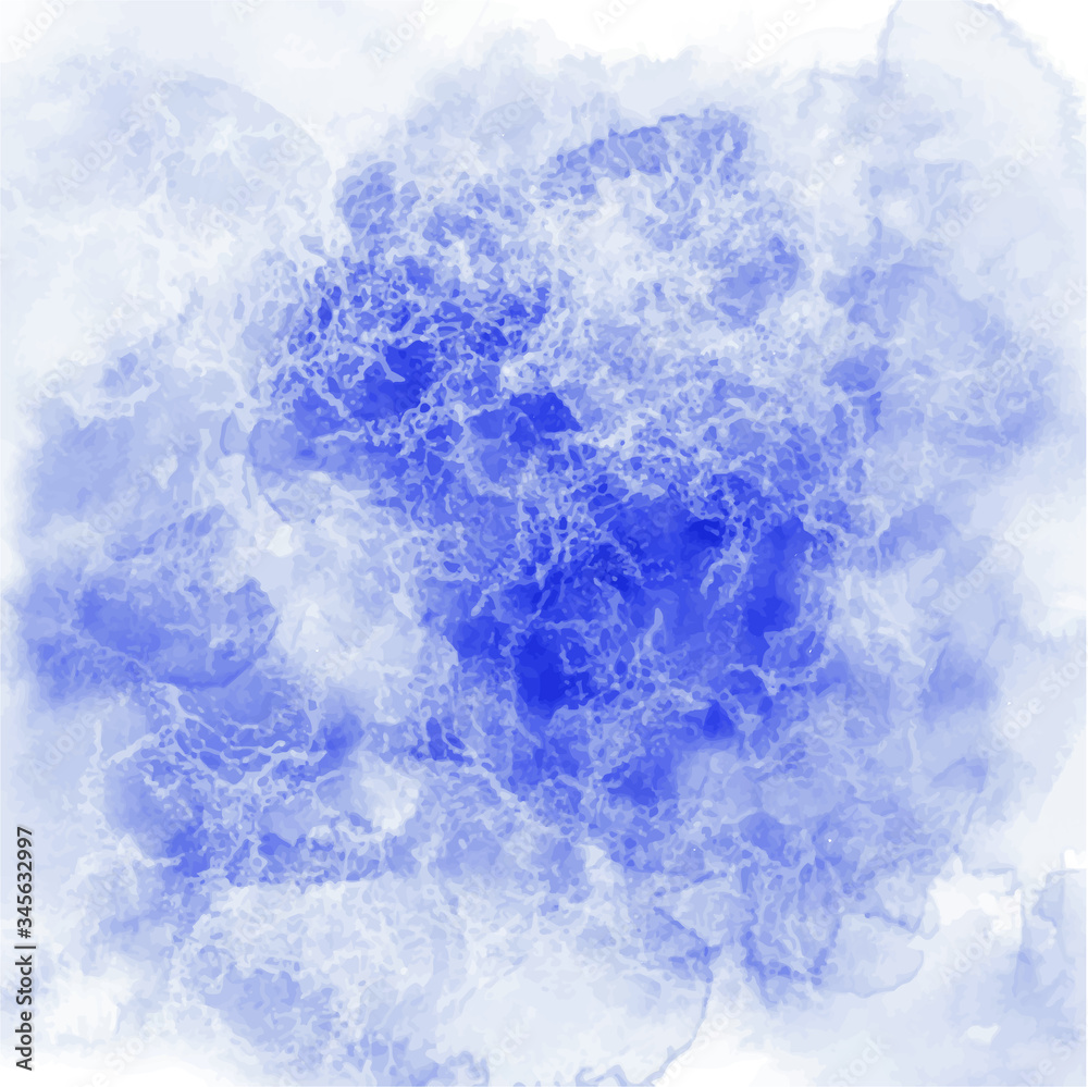Obraz premium watercolor blue vector. Paint splash texture for background. 