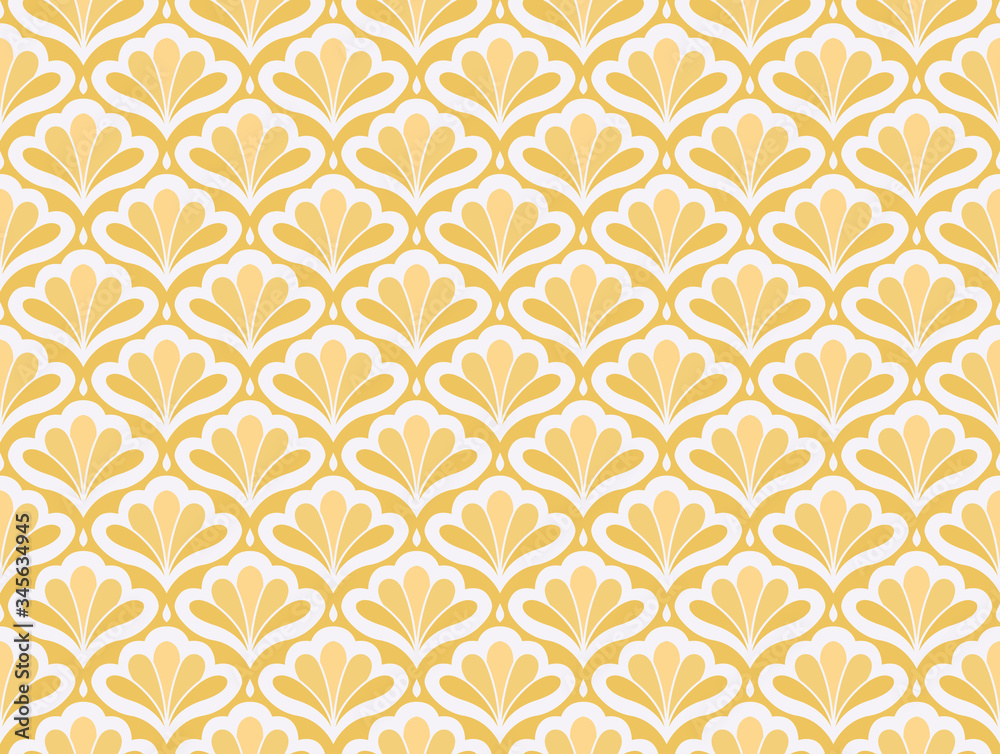 Damask floral seamless pattern. Vector retro style background print. Decorative flower texture. Damask floral seamless pattern. Vector retro style background print. Decorative flower texture.
