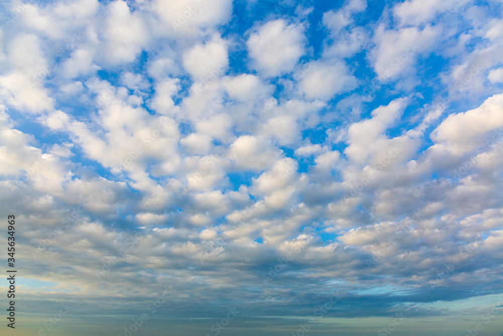 Blue sky with cloud,summer sky,nature background ,Clouds and bright blue sky background, panoramic angle view
