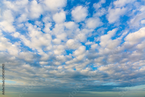 Blue sky with cloud,summer sky,nature background ,Clouds and bright blue sky background, panoramic angle view