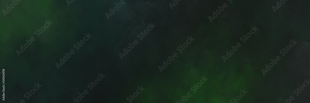 painted vintage horizontal texture background  with very dark green, dark slate gray and dim gray color