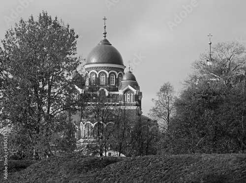 Cathedral of St. Vladimir in Spasso-Borodino Convent. Russia