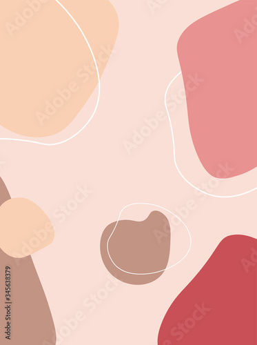 Abstract background, colorful pattern, seamless pattern with brush strokes in pink colors. Abstract patterns for fashion design, branding, web images, packaging, decor, geometric forme collection