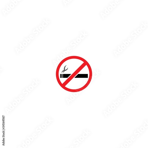 No smoking sign on white Free Download No smoking sign on white - GFXLoad